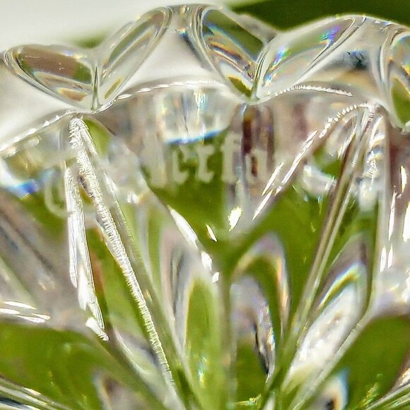 Waterford Clear Crystal Round Taper Candle Holders (2)
